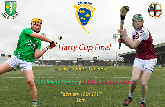 Dr. Harty Cup Hurling Final – Our Lady’s Templemore 2-22 St Colman’s Fermoy 1-6 – Match Report / Video