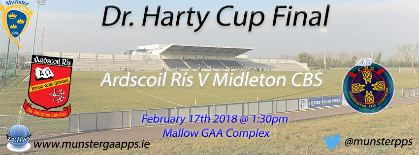 Dr. Harty Cup Hurling Final – Ardscoil Ris 3-18 Midleton CBS 2-10