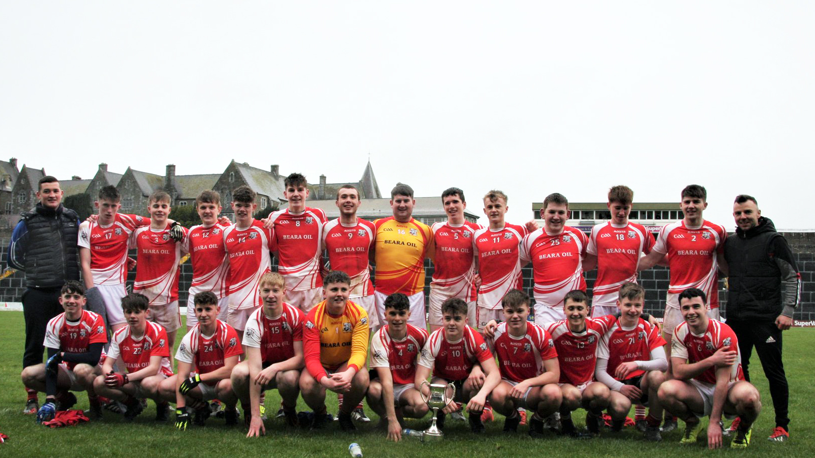 2019 / 2020 Corn Sheáin Uí Mhaolomhnaigh (Under 19 D Football) Final – Beara Community School 3-8 Meán Scoil Castlegregory 2-4